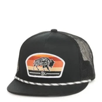 Simple Comfort Red Dirt Hat Co. "Buddy" Rope Hat in Black