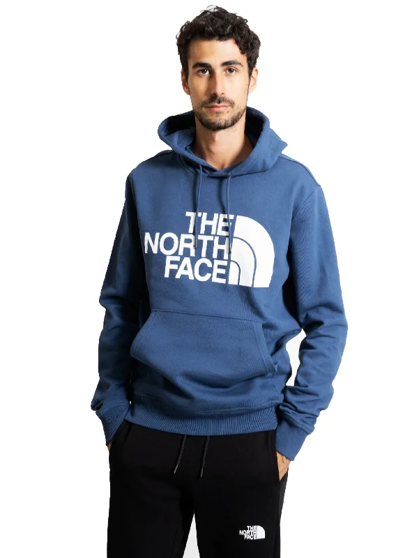 Personalized Design Felpa con Cappuccio Maxi Logo Blu