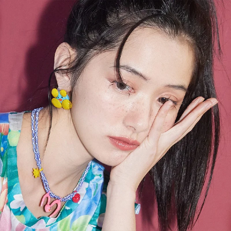 Relaxed Dresses Women's Cartoon Asymmetrical Earrings