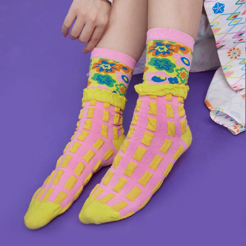 Comfortable Sweaters Women's Ruffled Socks