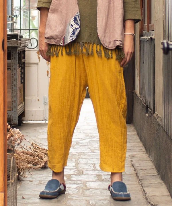 Sports And Leisure Double Gauze Easy Pants