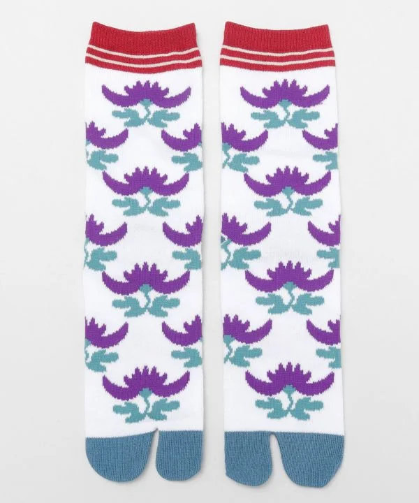 Spiritual Vitality TABI Socks 23-25cm - KOKESHI MURASAKI