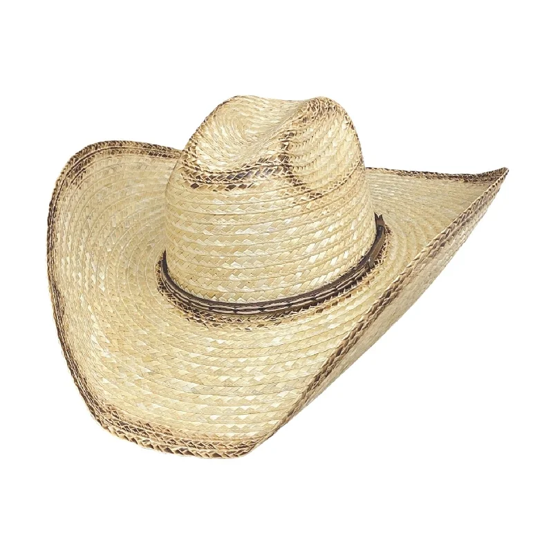 Fashion Style Bullhide Ranchman Wheat Palm Straw Cowboy Hat