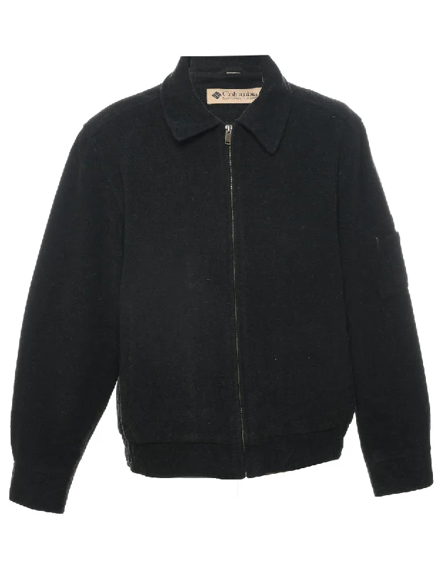 Comfortable And Simple Columbia Wool Jacket - L