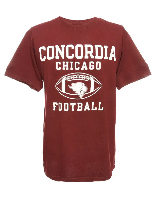Classic Series Concordia Chicago Football Champion Printed T-shirt - M