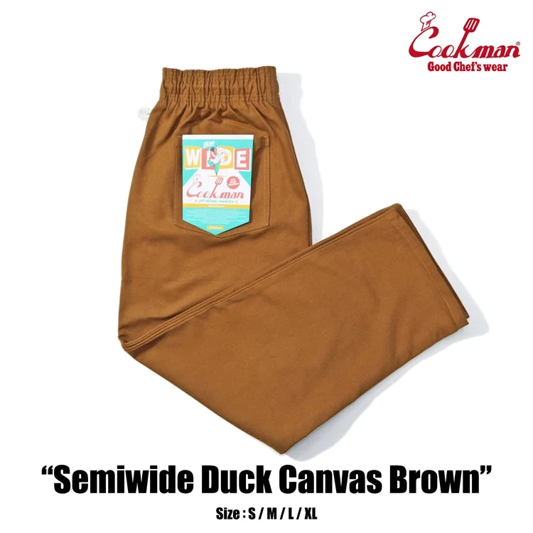 Sports And Leisure Cookman Chef Pants Semiwide - Duck Canvas : Brown