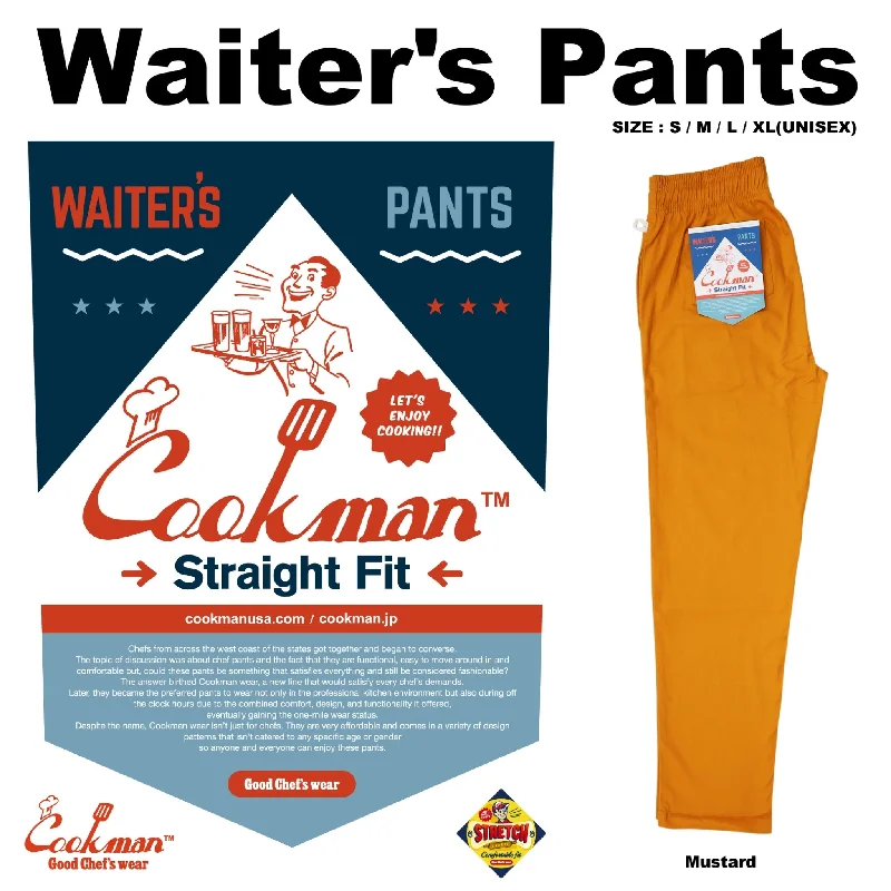 Outdoor Trend Cookman Waiter's Pants (stretch) - Mustard
