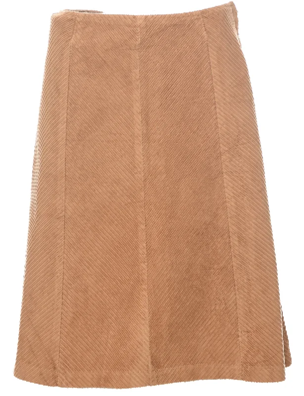Comfortable Series Corduroy A-line Skirt - M