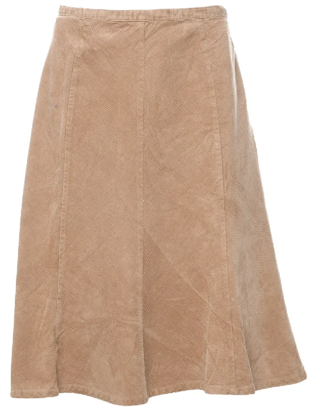 New Products Corduroy A-line Skirt - M