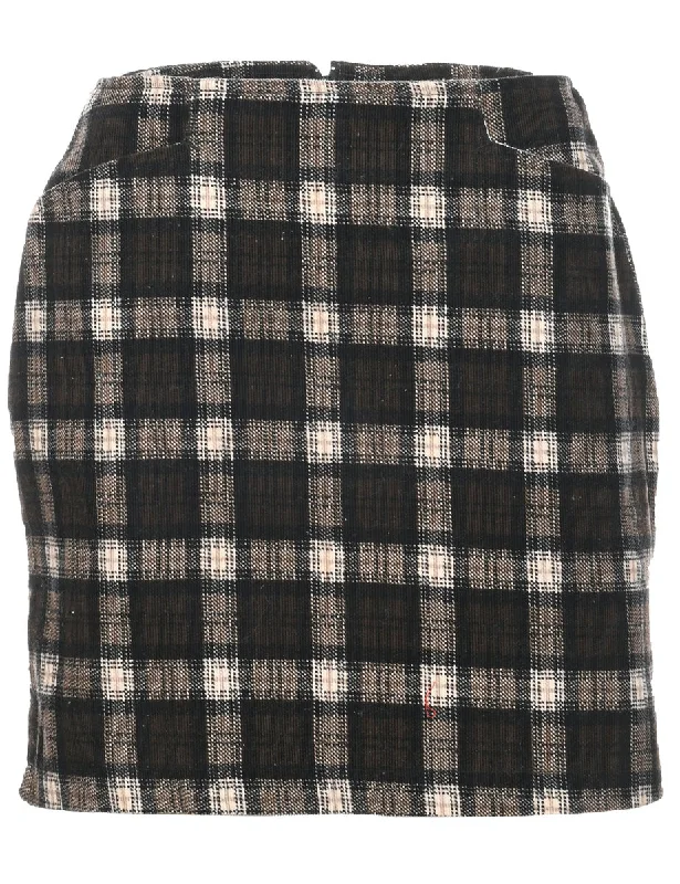 Personalized Wear Corduroy A-line Skirt - S
