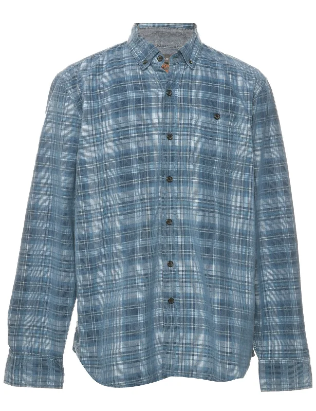 Must-have For Autumn And Winter Corduroy Checked Shirt - M