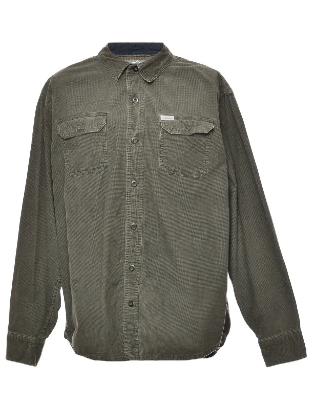 Classic Series Corduroy Green Shirt - XL