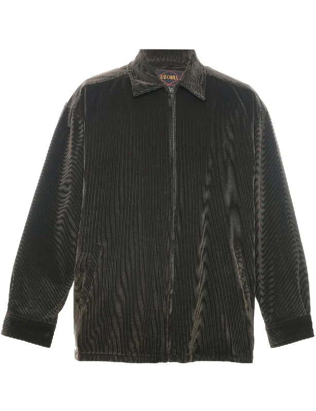 Fresh Wear Corduroy Olive Green Jacket - M