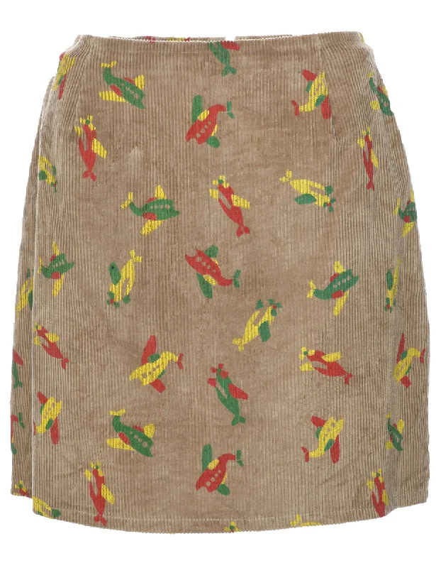 High-quality Design Corduroy Pencil Skirt - S