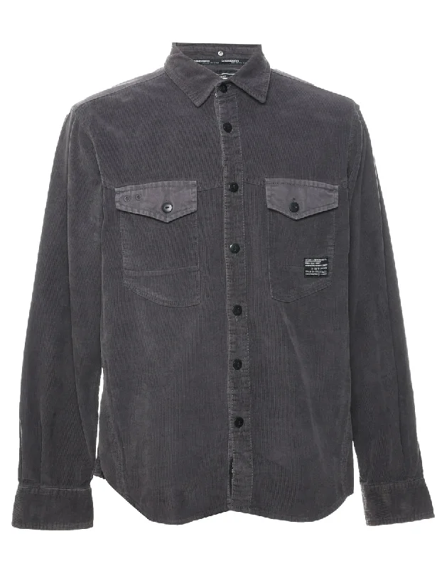 Summer Selection Corduroy Plum Shirt - L