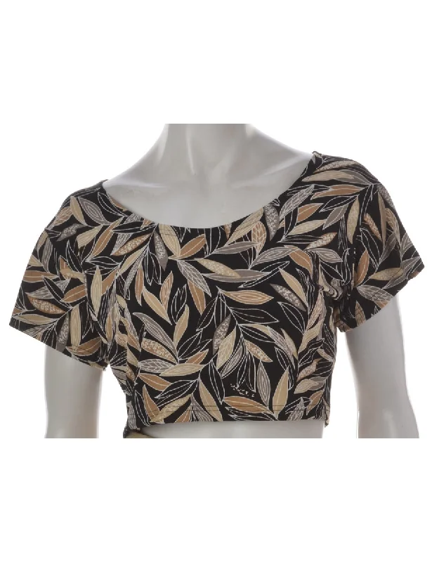 Modern Comfort Cropped Lycra Tee