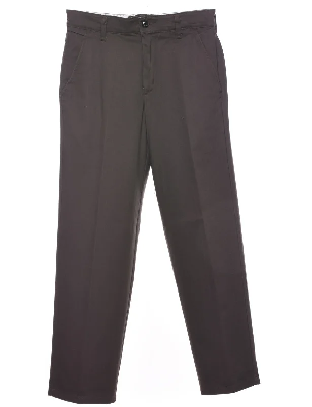 Cozy Chic Dark Brown Chinos - W31 L30