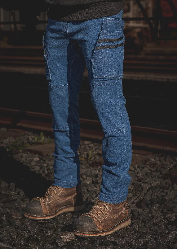 Spiritual Vitality FX-1 Slim Work Jeans Force Blue