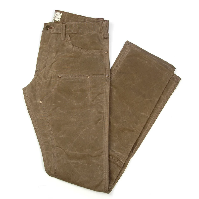 Bright Colors GN.01 Waxed Canvas Fitted Work Pant - Field Tan