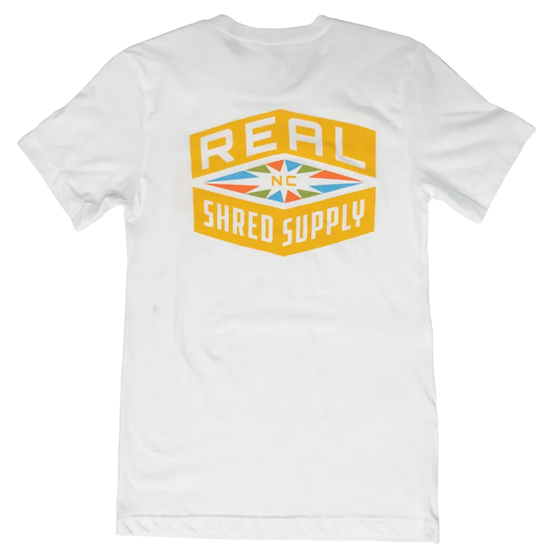 French Style REAL Shred Supply Tee-White