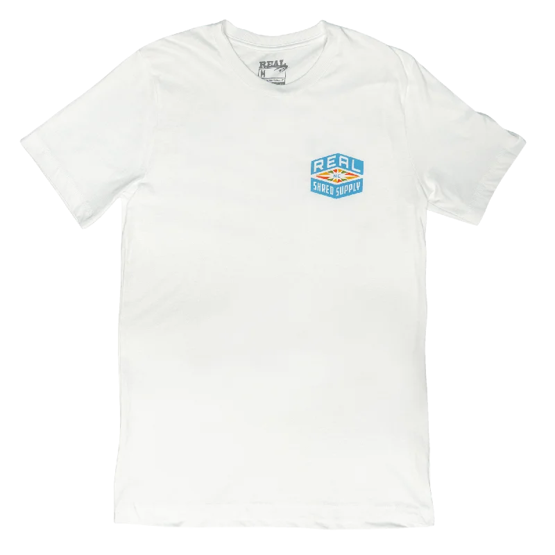 Romantic Data REAL Shred Supply Tee-White