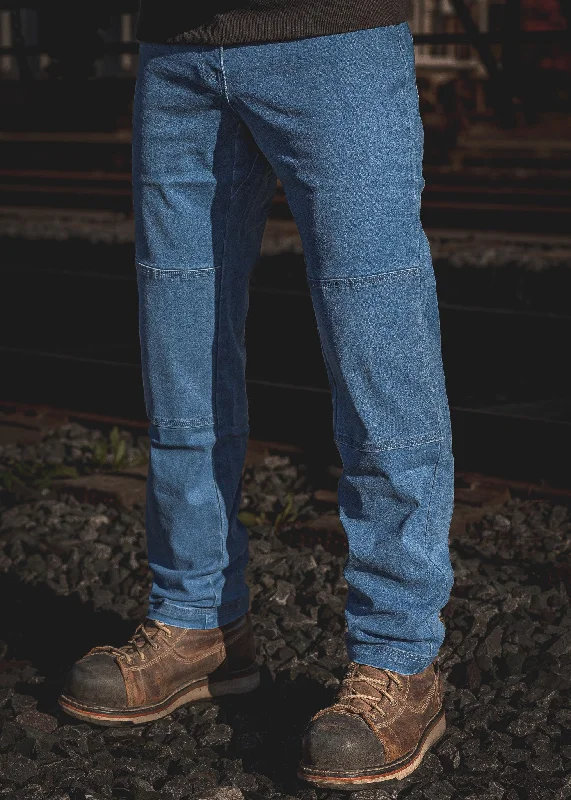 Unique Prints RX-1 Relaxed Flex Jeans Classic Blue