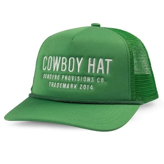 Lazy Home Sendero Provisions Co. "Cowboy Hat" Snapback Hat in Green