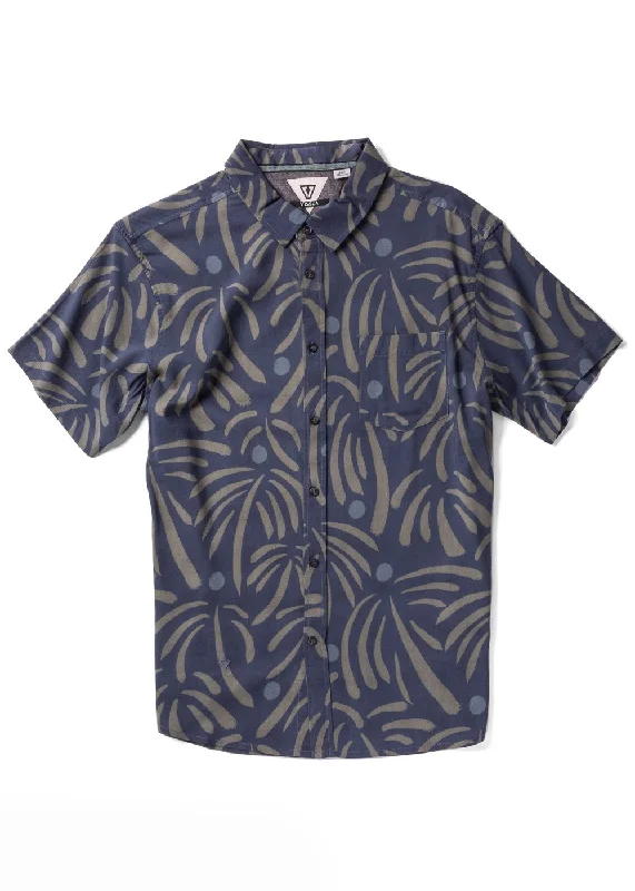 European And American Style Vissla Primitive Palms Eco SS Shirt-Midnight