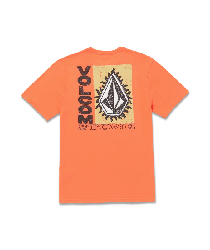 Fresh And Natural Volcom Flamed Tee-Turbo Orange
