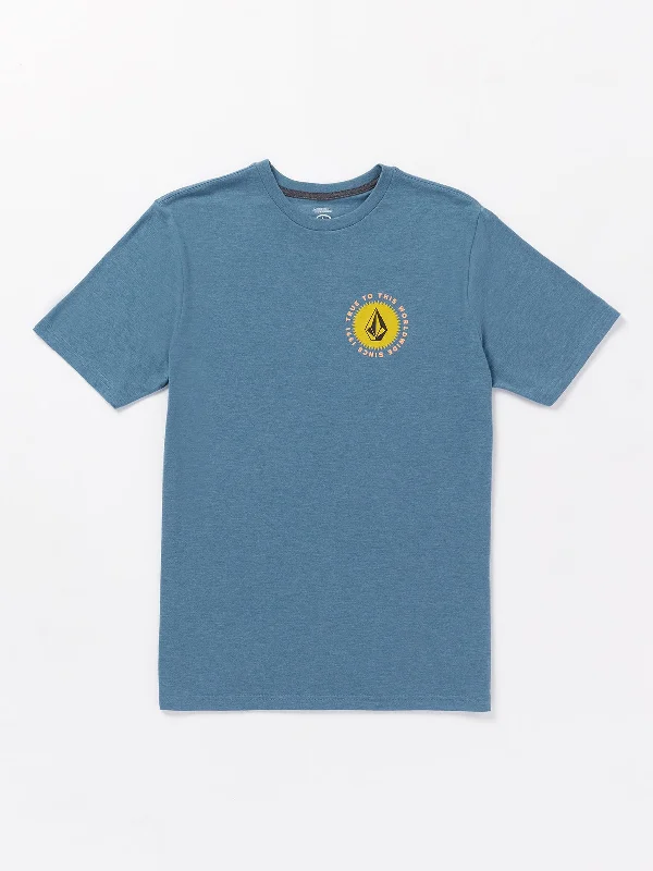 Urban Sense Volcom Shaped Up Tee-Stone Blue Heather