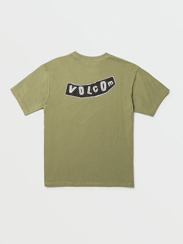 British Style Volcom Skate Vitals Originator Tee-Thyme Green