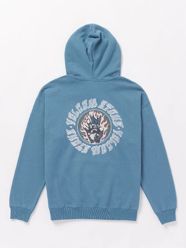 Warm Atmosphere Volcom Stone Oracle PO Sweatshirt-Stone Blue